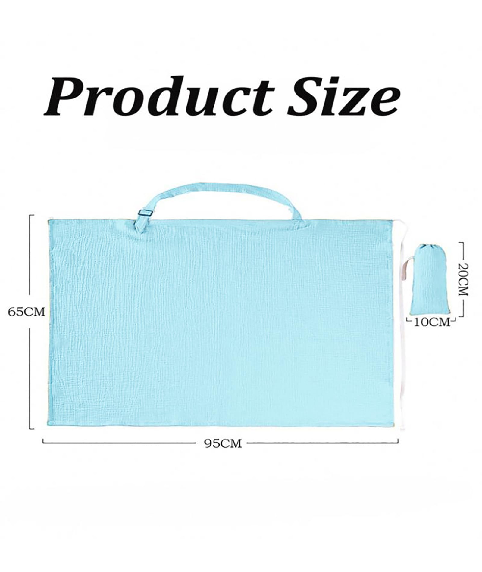 2 Pcs Feeding Covers for Nursing, Nursing Cover for feeding, 25.6*37.4 in Feeding Cover Discreet Nursing Cover, Include towel and Pouch for Public Feeding and On-the-Go Convenience,Gift for New Moms(Blue) - Image 7 thumbnail