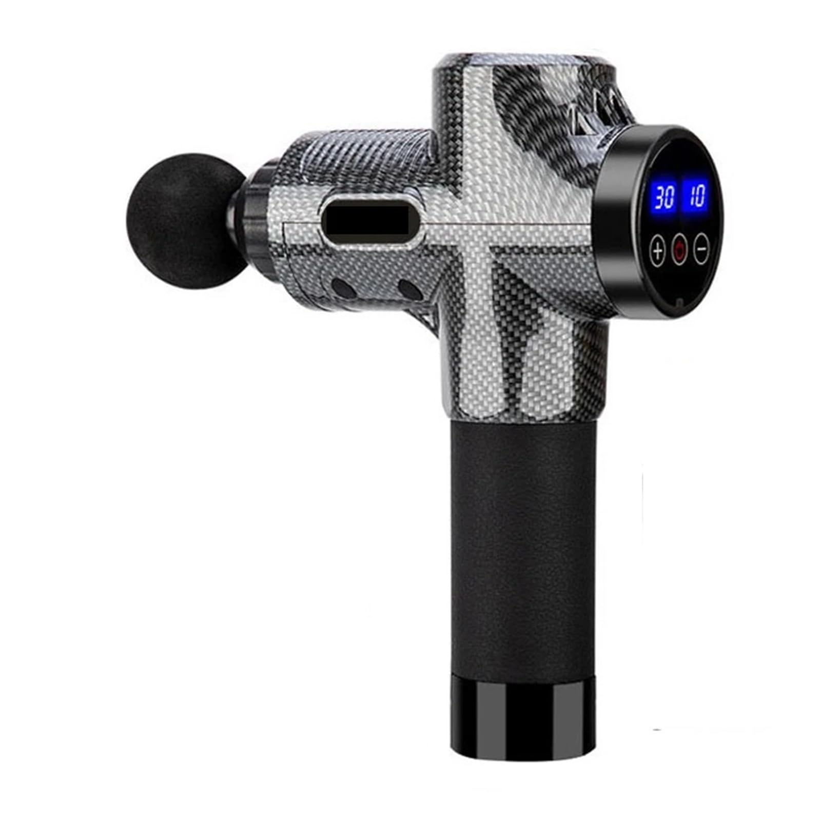 Pistola de masaje, Pistola De Masaje, Masajeador Muscular Profundo, Motor Sin Escobillas For Gimnasio En Casa, Regalo para hombres/mujeres(Carbon)