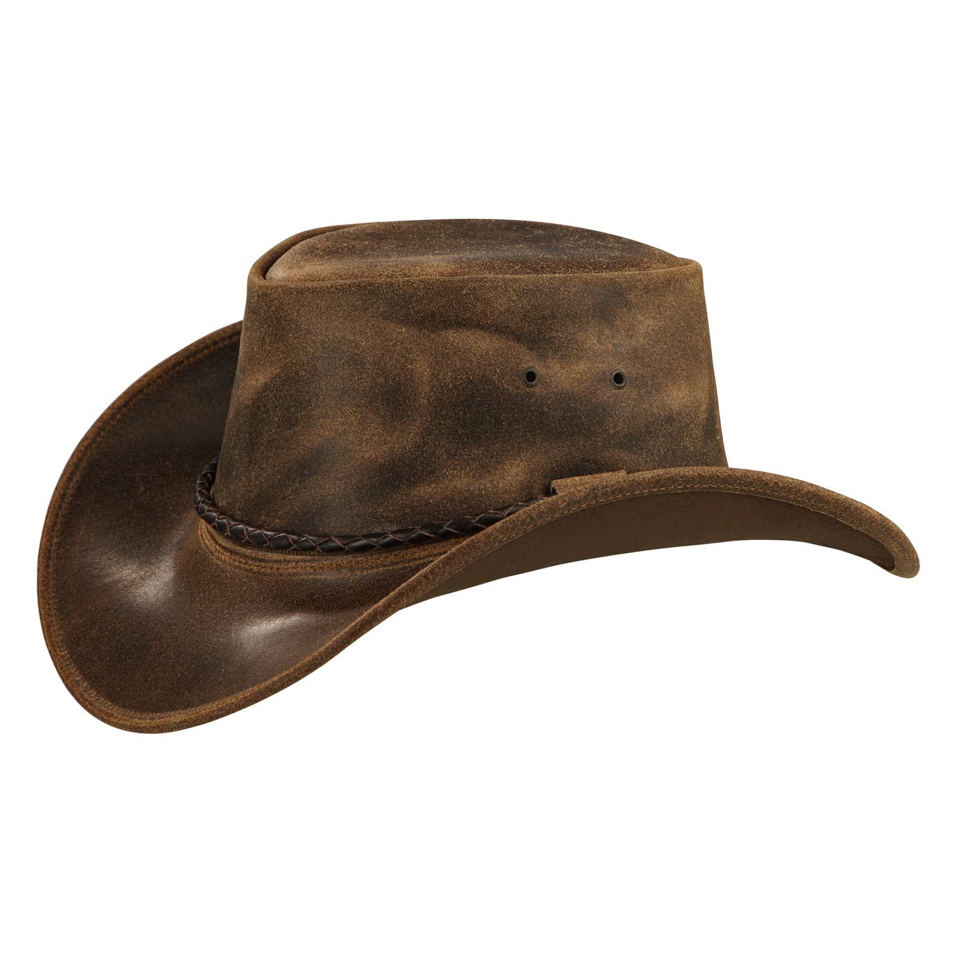 NEMI Cowboy Leder Hut Damen Herren 3 Farben