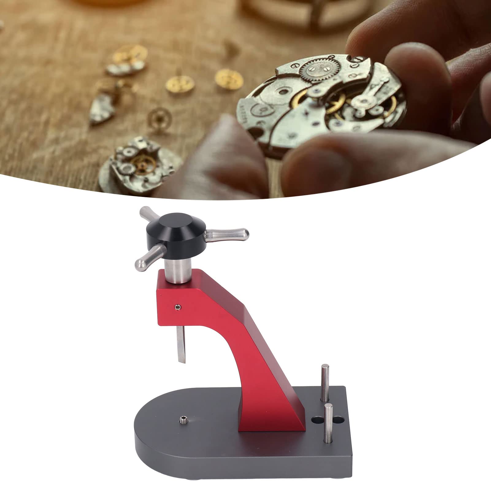 Ouvre-couvercle de boîtier de montre universel, outil de démontage du fond de montre en alliage d’aluminium pour le remplacement de la pile et la réparation du bracelet, kit