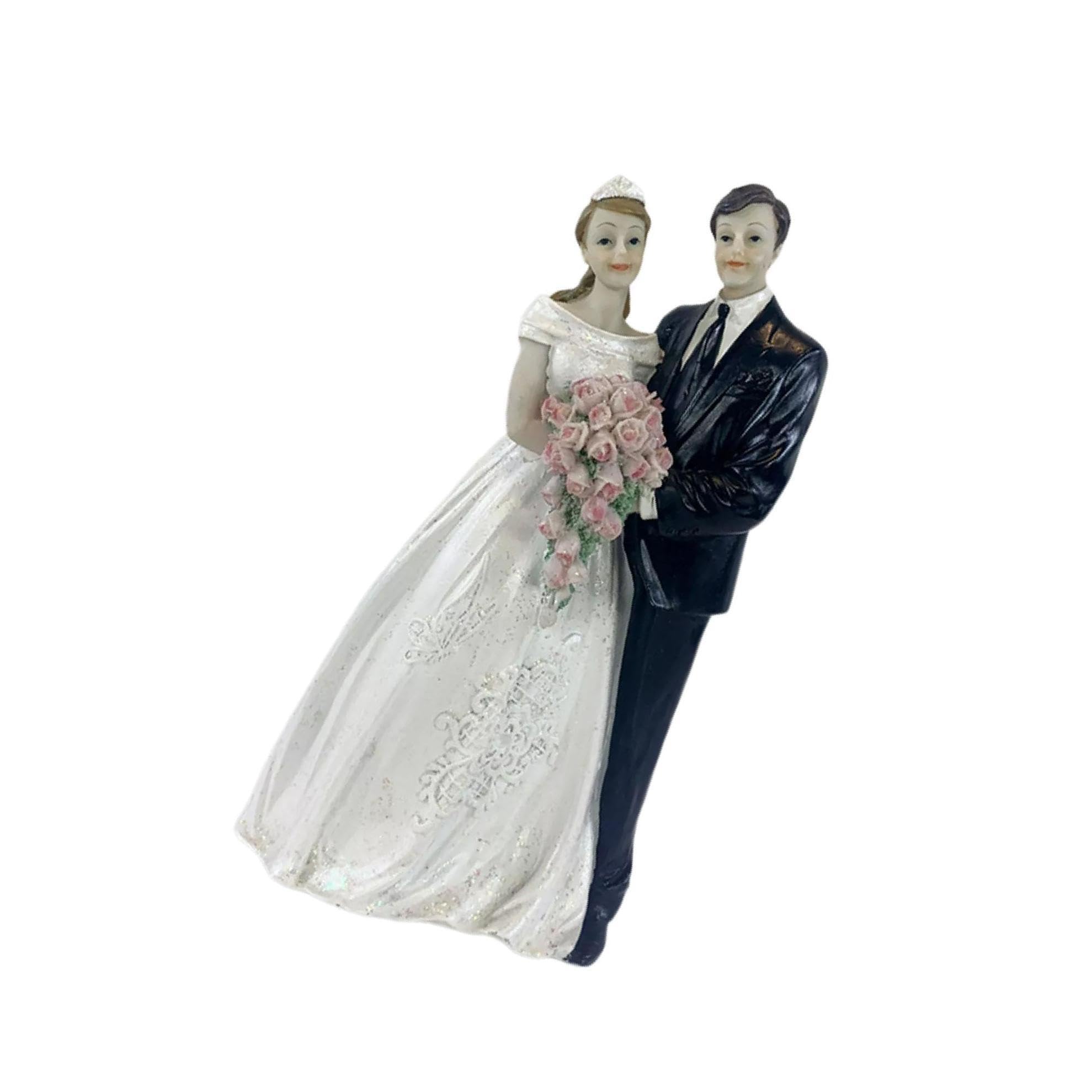 Zambuph Elegant Couple Figurine Statue Embracing Lovers Ornament Wedding Romantic Valentines, Type A