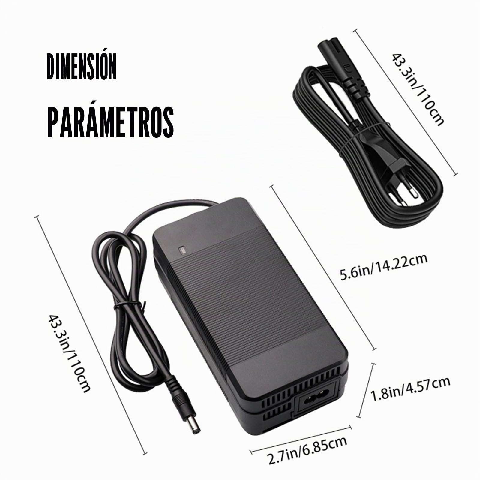 Cargador De Batería De Litio De 21V Y 5A For 5S, Paquete De Batería De Iones De Litio De 18V, Carga Rápida, Conectores DC 5,5x2,1, Cargador De Herramientas Eléctricas, Ventilador De Refrigeración(EU)