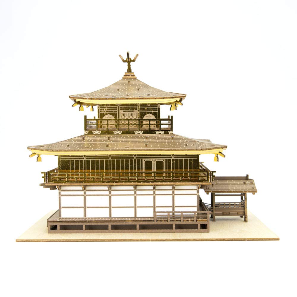 Amazon.co.jp: エーゾーン 木製立体パズル Wooden Art ki-gu-mi 金閣寺