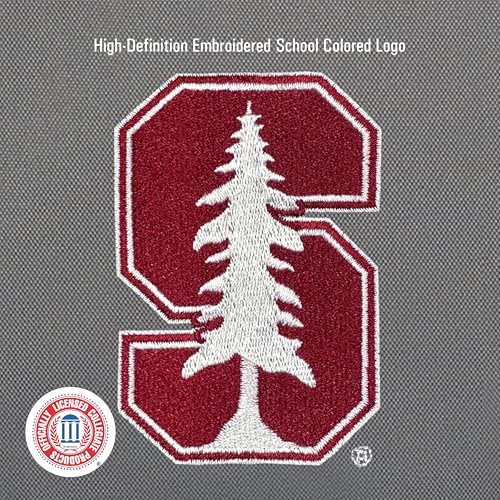 Image of JanSport NCAA Officially Licensed Backpack, Stanford Cardinal, Superbreak Plus with Padded 15'' Laptop Sleeve, Spacious Computer Bag for Men & Women, Durable Daypack with Bottle Pocket, Graphite Grey