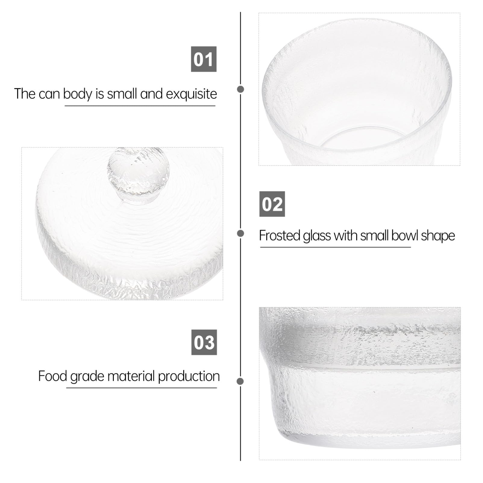 Japanisches Einmachglas aus Glas mit Sicherem Verschluss und Gutem Dichteffekt Kleine Praktische Vorratsdose für Eingelegte Lebensmittel in Klarer Optik