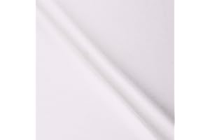 Mook Fabrics Flannel Fabric By The Yard White - Pre Cut Clearance Prime