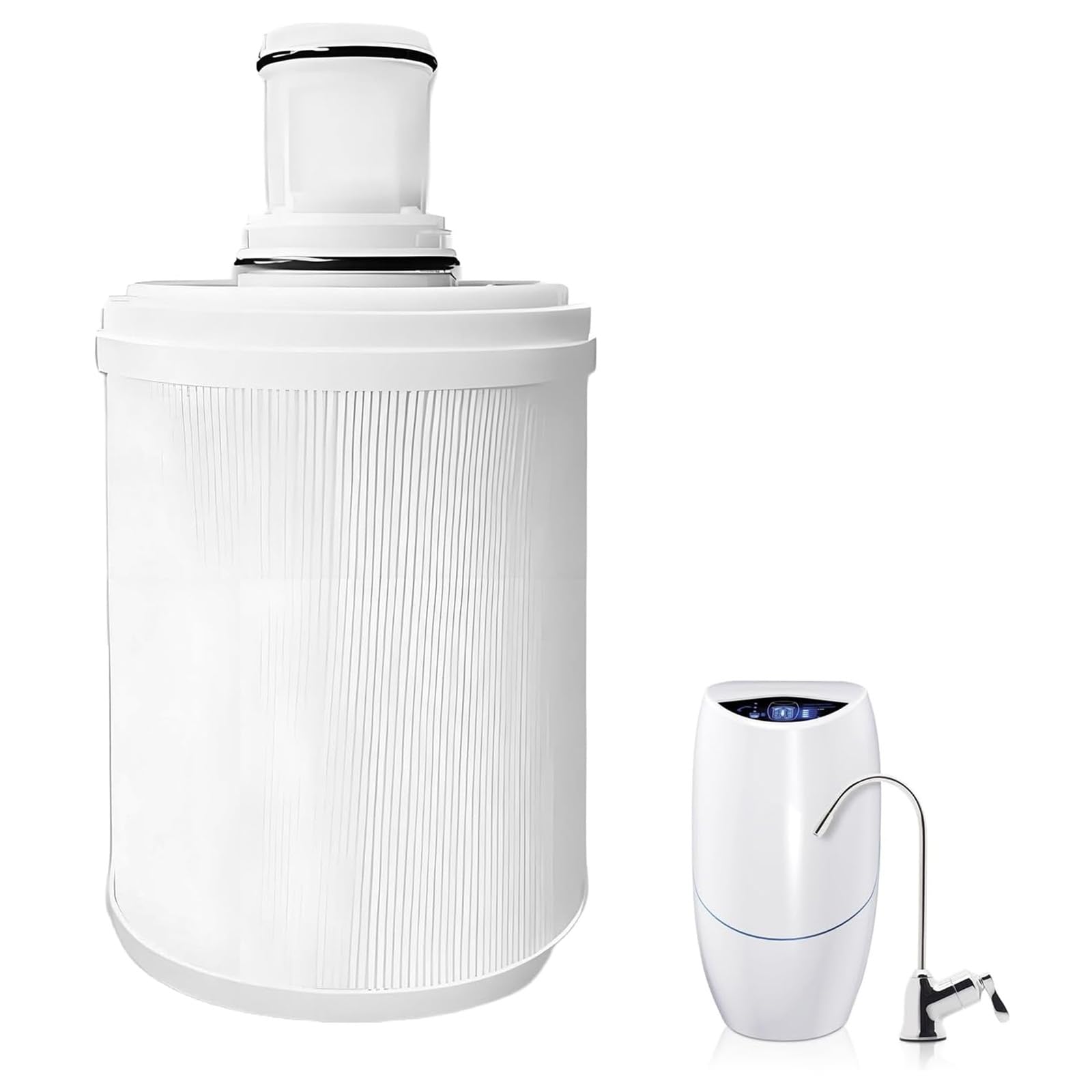 Roadtime Filtro de agua compatible con Amway espring 100186M/100188CH, filtro de carbón activo HEPA, cartucho de filtro de alta precisión, cartuchos de prefiltro elimina olores y mejora la calidad del