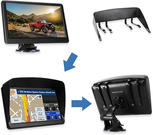 7" Touch Screen GPS Navigator 2026 Maps 5