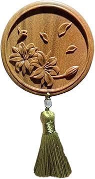 Amazon Co Jp 手鏡 ハンドミラー かわいい 彫刻 7cm 天然木 シンプル 美しい コンパクトミラー レトロ 和風 ミラー ゆり ビューティー