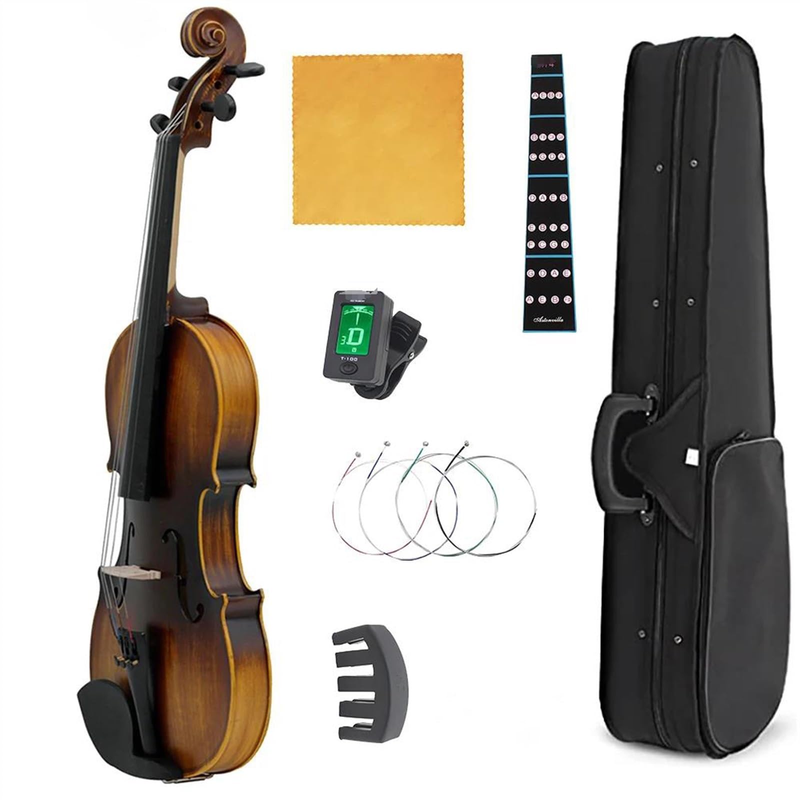 Amazon.co.jp: バイオリン 4/4 ヴァイオリン サブグロスワニス風