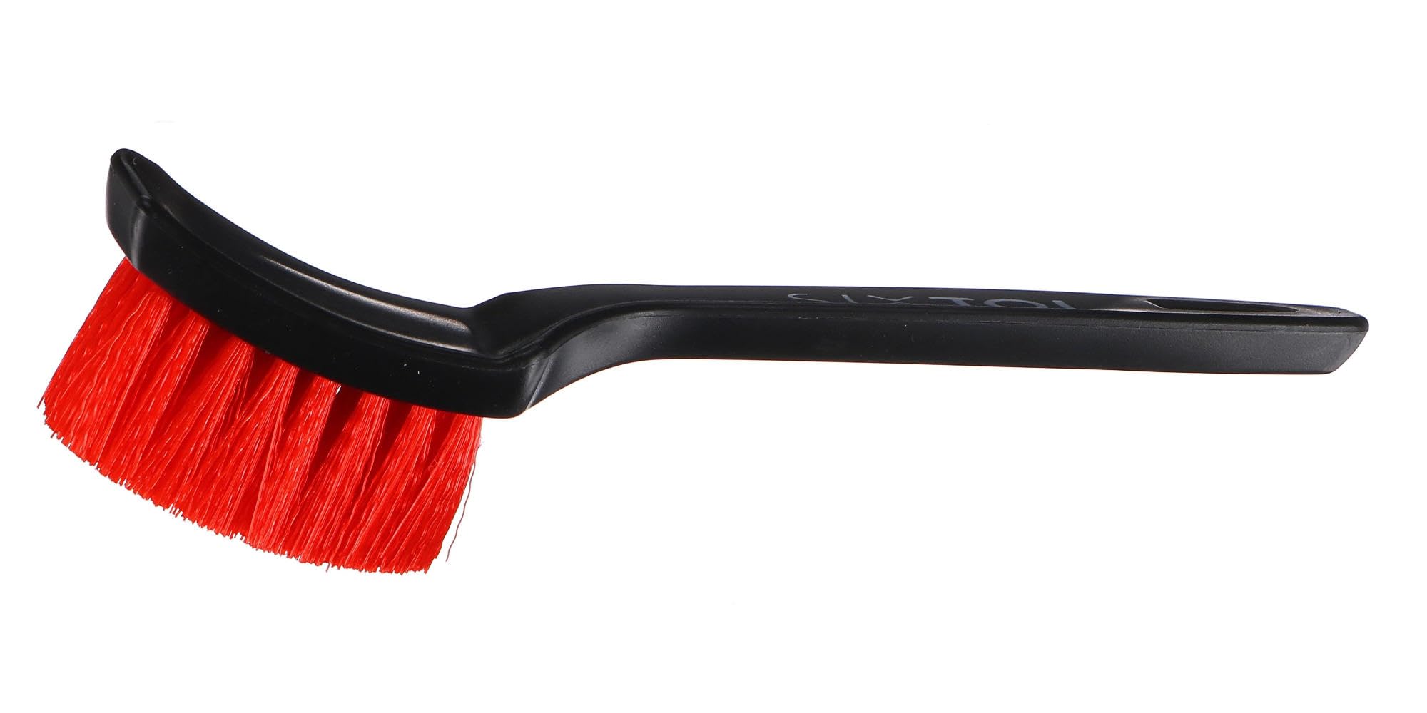 SIXTOL CAR DETAILING TIRE BRUSH 1 | Heavy-Duty Brush for Cleaning Tires, Rims, and Engine | Durable Bristles | Ergonomic Design
