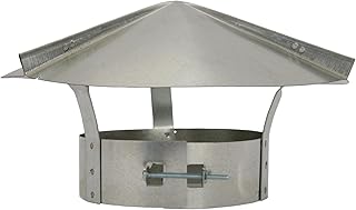 Cone Top Chimney Cap in Galvanized Steel (8 Inch)