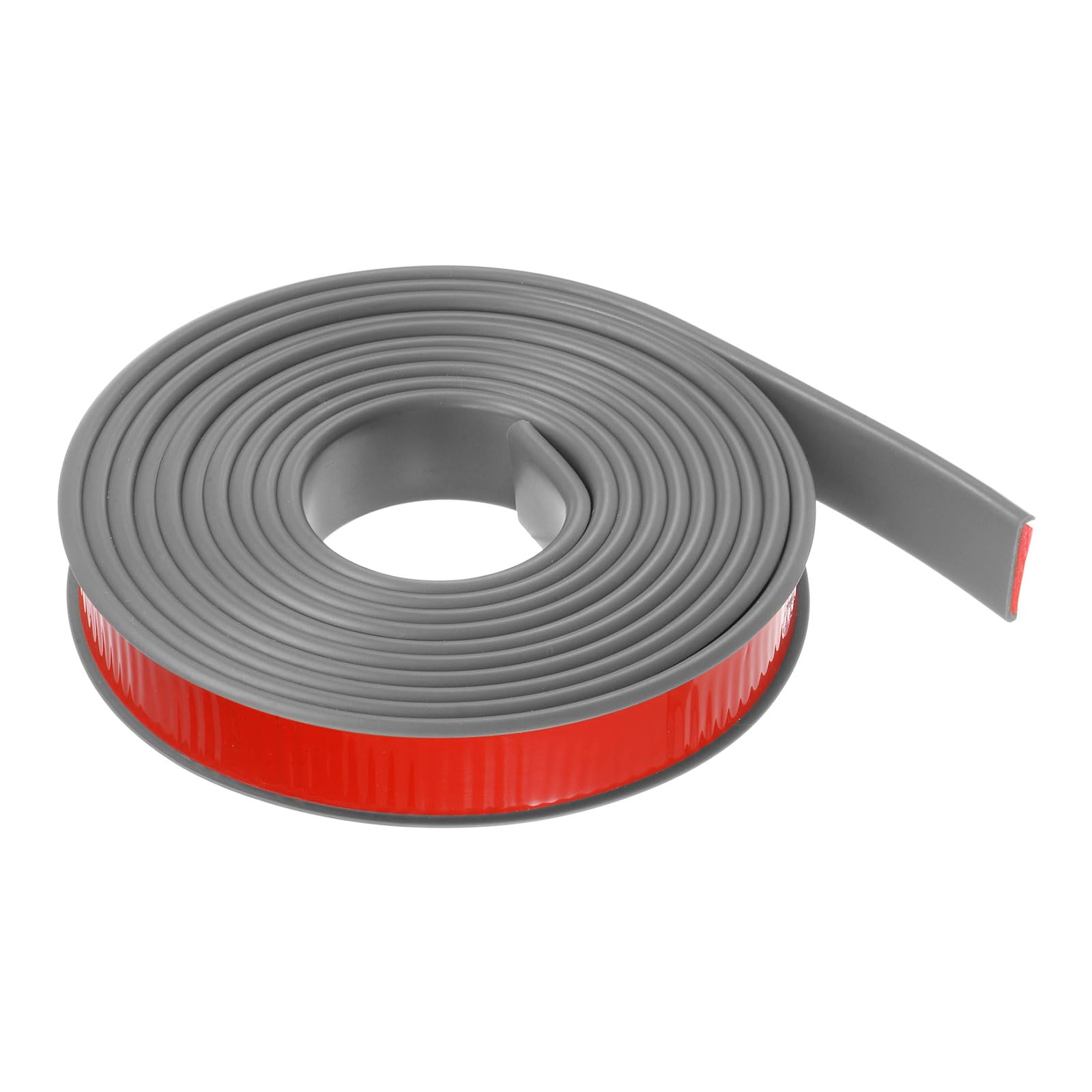 sourcing map U-Shape Edge Banding 7/8" x 9.8ft (22mm x 3000mm) Self Adhesive TPE Flexible Veneer Edging Edge Protector for Furniture Cabinet Table Repair, Gray โ image 1