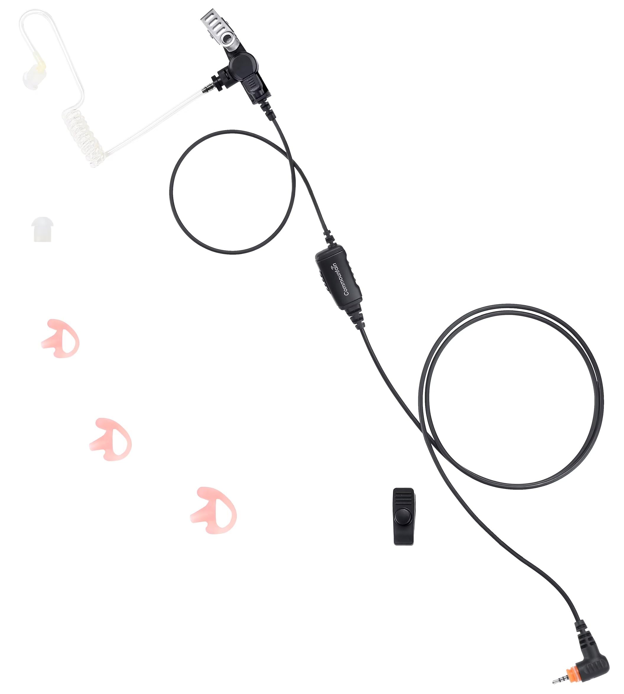 commountain SL300 SL3500e Earpiece with Mic Compatible for Motorola Radios TLK-100 TLK-110 SL-300 SL7550 SL7550e SL-3500e TLK100 TLK110, Acousic Tube Headset