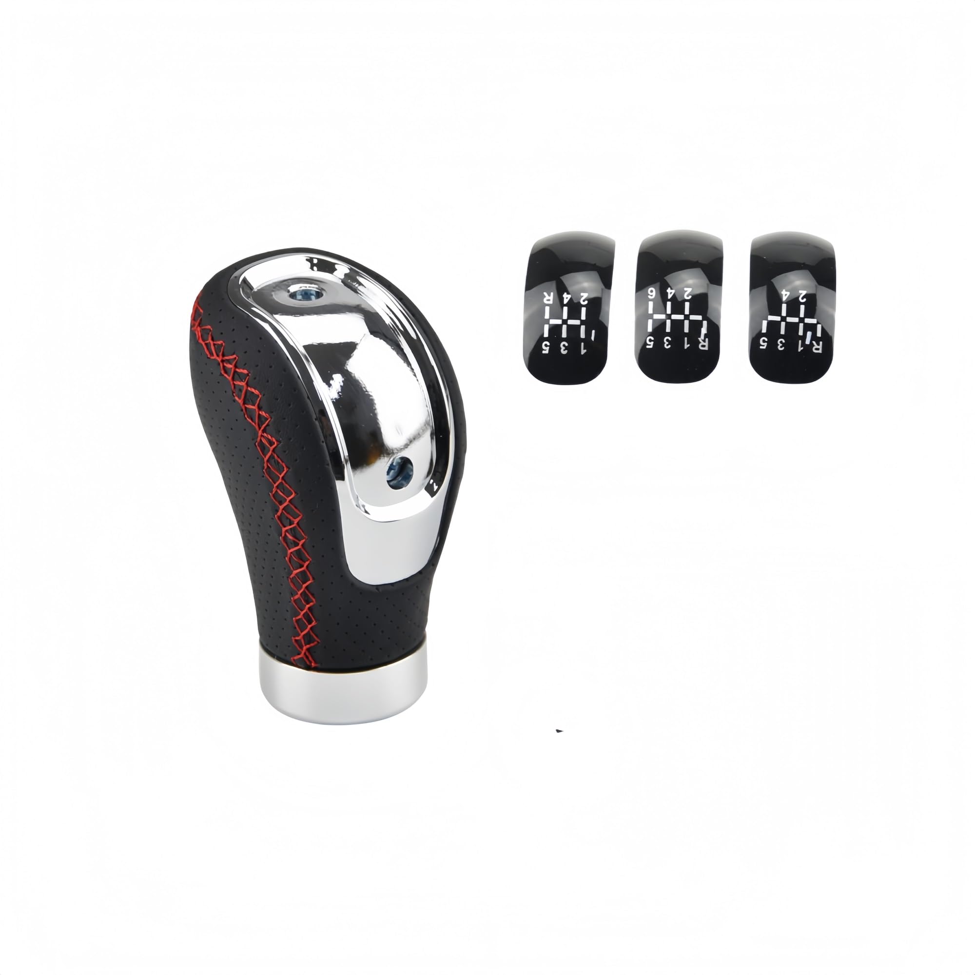 Polvane A Gear Shift Lever Knob Universal 5/6 For Speed Gear Shift Knob Lever Handle For Ll Manual Car(A)