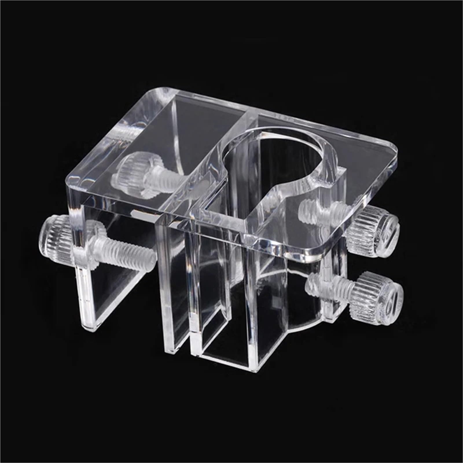Lot de 6 supports de tube de sortie d'aquarium en acrylique pour maintenir les tuyaux de tuyau, accessoires d'aquarium (style B-27 mm)