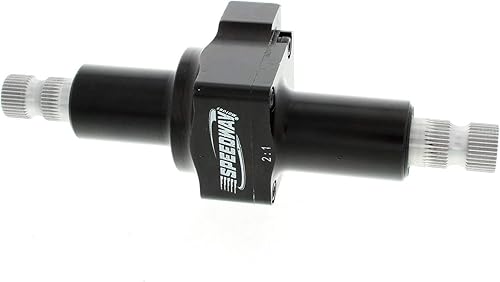 Miniatura 9 de Speedway Motors Quickener de dirección 21 de cuerpo pequeño, 34 pulgadas 36 spline, aluminio ligero, acabado negro anodizado, tamaño compacto de 2.5