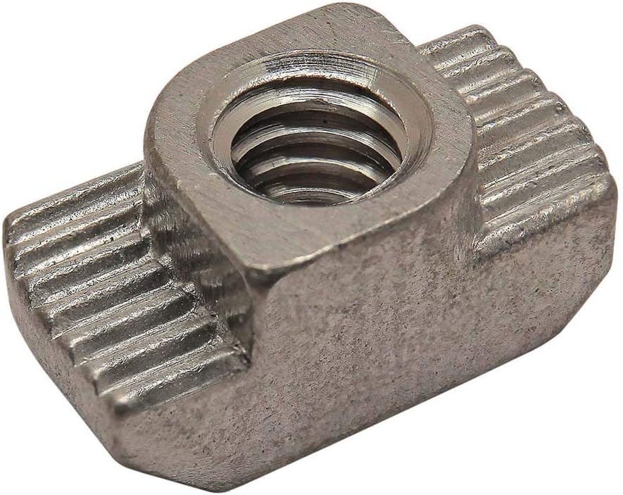 13121, 45 Series 1/4-20 Standard Drop in T-Nut Stainless Steel (10 Pack)
