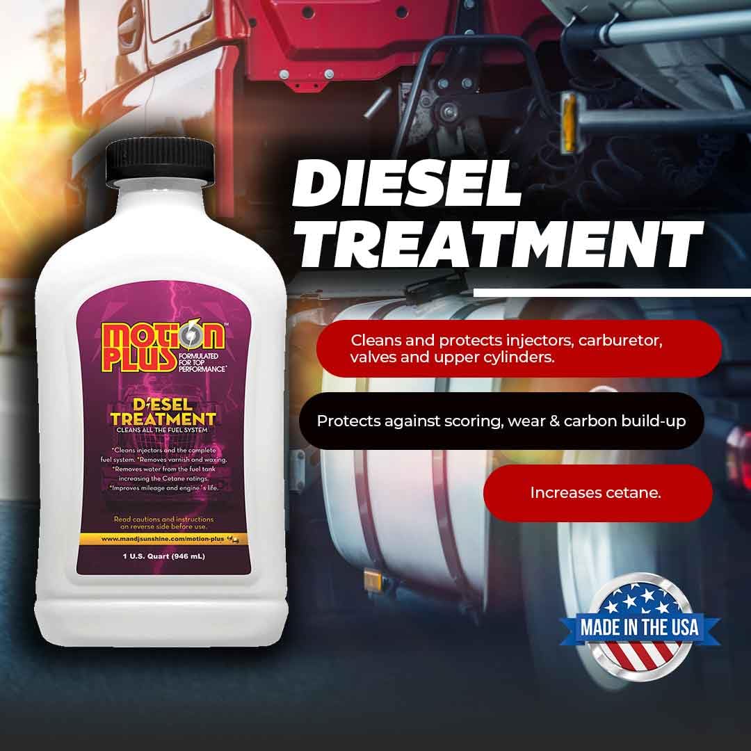 Diesel Treatment Motion Plus - Concentrated Formula 1 U.s Qt. - Diesel Stabilizer & Treatment, Star Tron Marine Enzyme Diesel Treatment