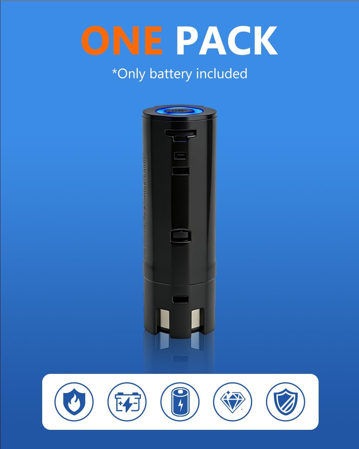 Upgraded 2500mAh Replacement Lithium-ion Battery for FXBB24,Compatible with BaBylissPRO all FXONE tools,w/LED Indicator & Quick Release Button,Long-Lasting Power for Cordless Clippers (1 Pack)