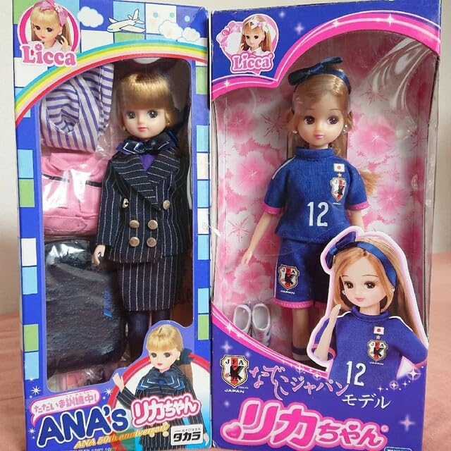 Takara Tomy - 【新品未使用】なでしこジャパン モデル ANA's リカちゃん セット Amazon | なでしこジャパン モデル ANA's リカちゃん セット