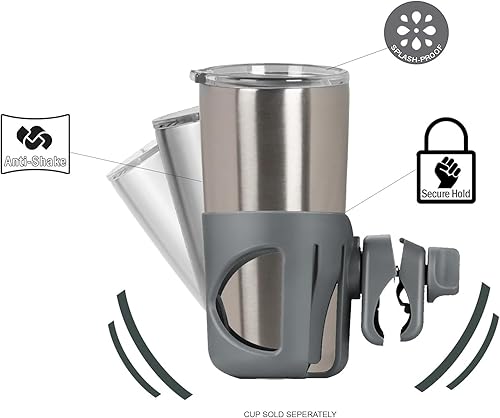 Miniatura 3 de Nuevo portavasos se adapta a la mayoría de los rodillos, Medline, etc. (ancho máximo del mango 1.7 pulgadas) fuerte ajuste seguro. Rotación de 360