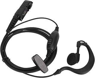 Fone de Ouvido Em Forma de G, Gancho de Orelha Macio Fone de Ouvido Walkie Talkie Fone de Ouvido Com Microfone PTT para Motorola XIR P6600 P6620 E8608 E8668 MTP3100 3150 MTP3150