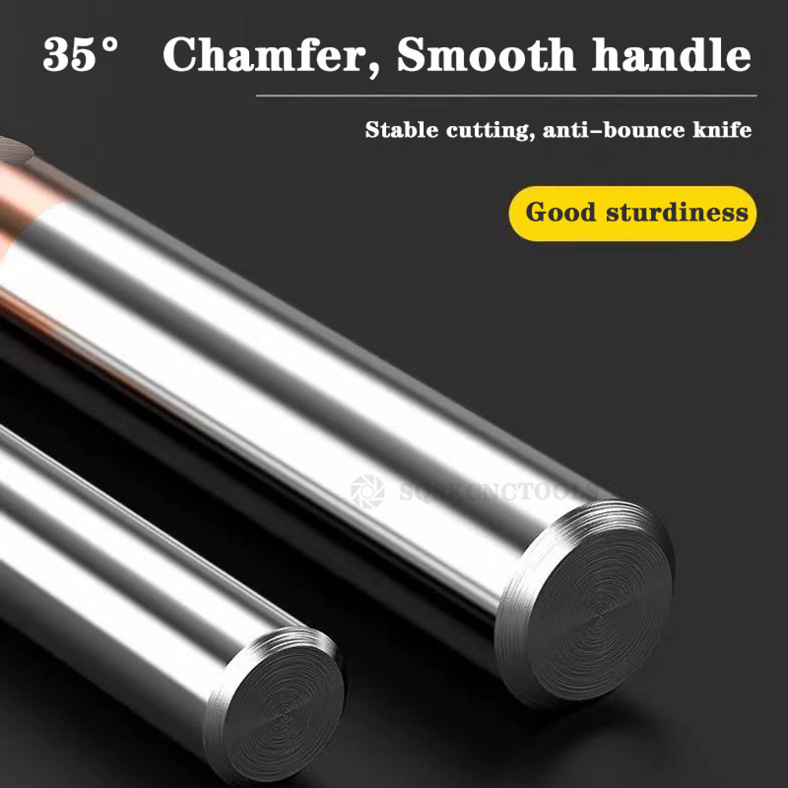1pc Carbide Radius Corner Rounding Cutter End Mill CNC Tool R0.5 R1 R2 R3 R4 R6 Chamfering Outside Radii Quarter Circle Router Bit,R3x8Dx50L
