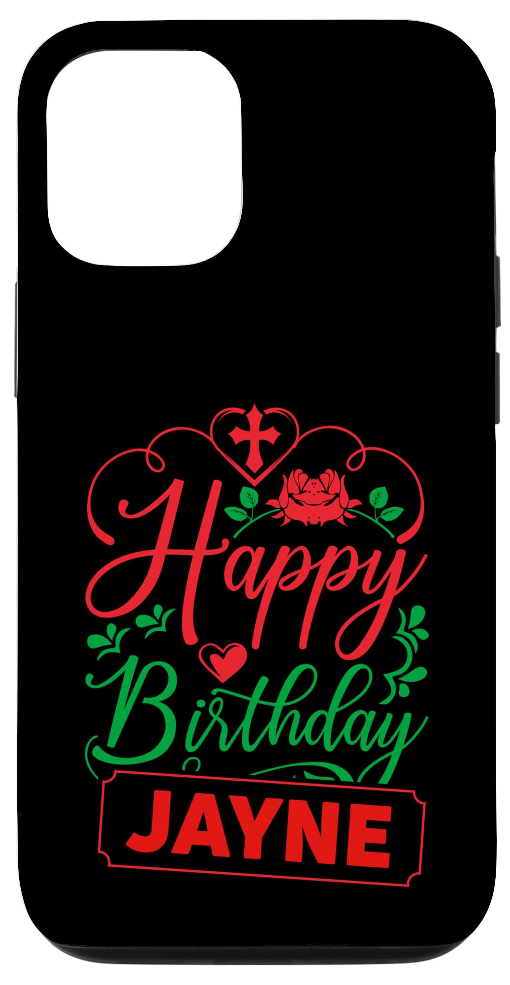 Amazon.com: iPhone 14 Pro Happy Birthday Jayne - Cute Christmas Jayne Case  : Cell Phones & Accessories