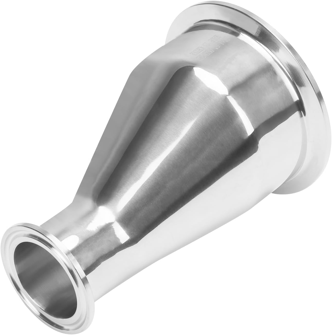 DERNORD Eccentric Reducer Tri clamp Sanitary Fitting Reducer 3 inch x 1.5 inch SS304