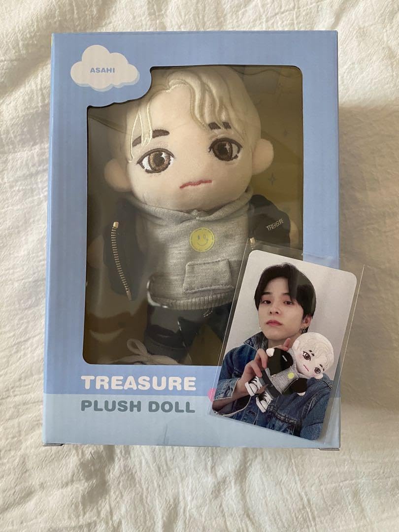 Amazon.co.jp: TREASURE アサヒ ドール セット トレカ付 plushdoll 