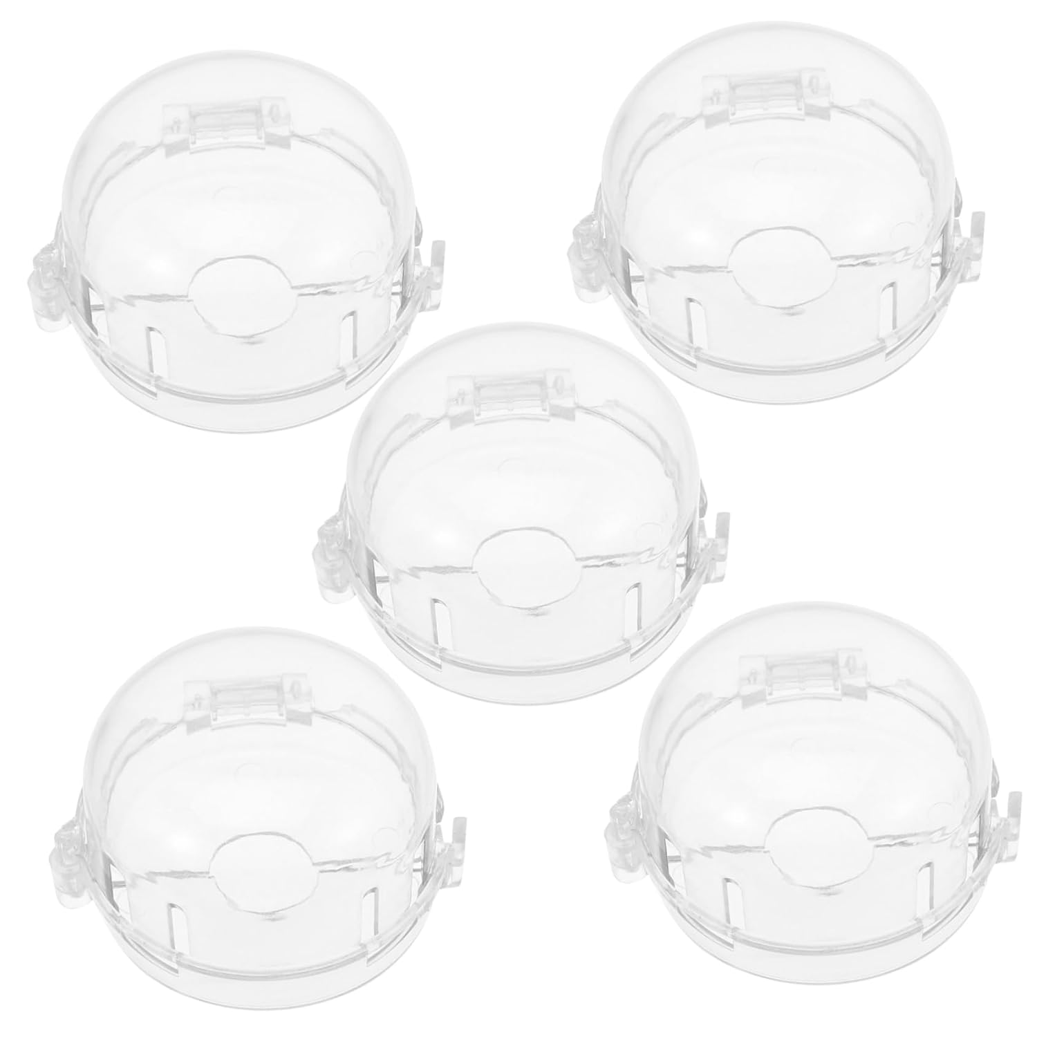 ORFOFE 5pcs Childproof Stove Knob Covers Universal Oven Guard Gas Stove Safety Case for Home