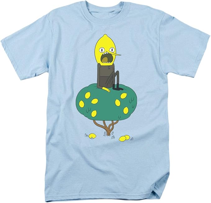 Amazon アドベンチャータイム レモングラブ カートゥーンネットワーク Tシャツ ステッカー Us サイズ Small カラー ブルー Tシャツ カットソー 通販