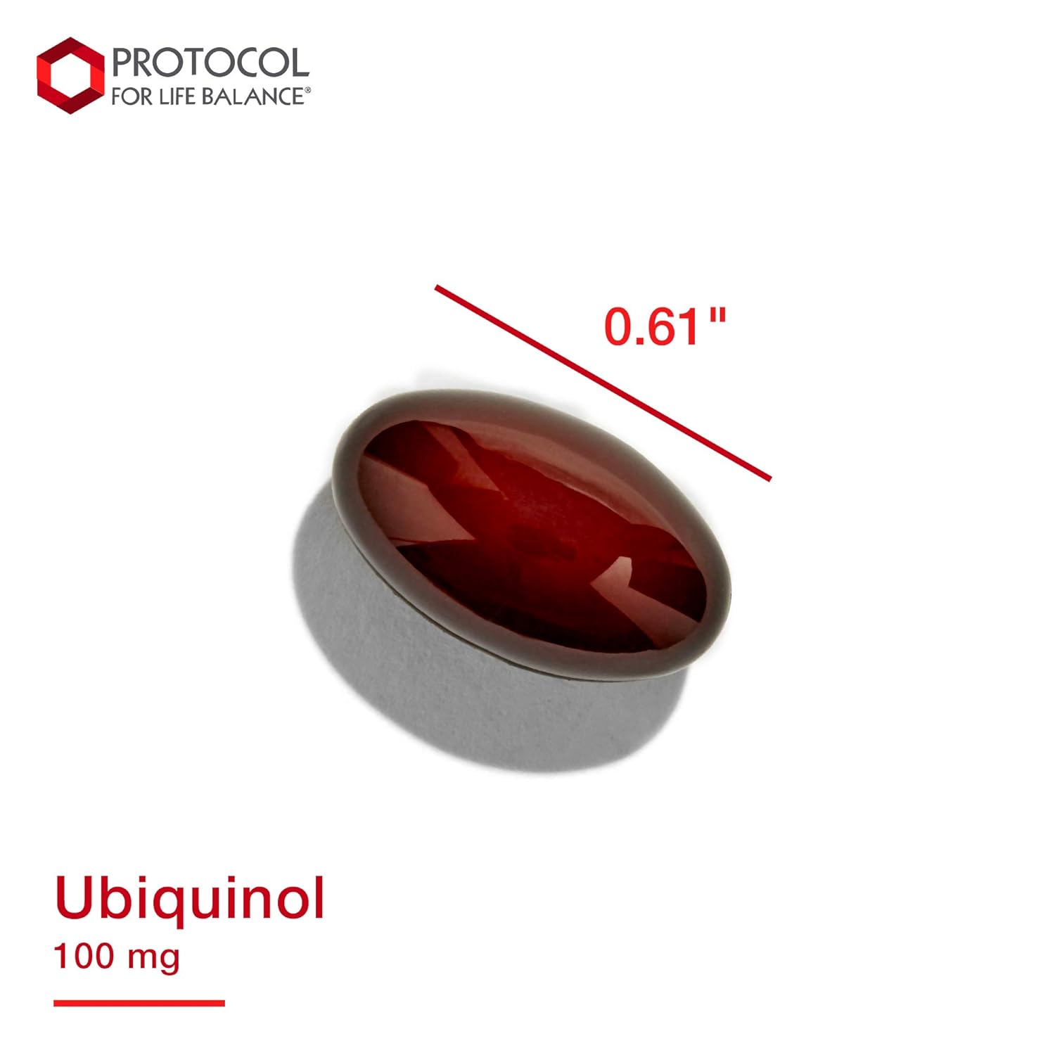 Protocol For Life Balance - Ubiquinol 100 mg - Cardiovascular Support with Active Form of CoQ10, Supports Energy Production, Heart Health, Antioxidant Activity - 60 Softgels