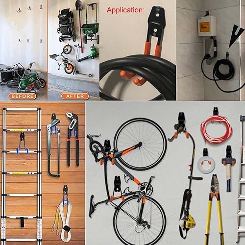 Miniatura 7 de Soporte de cable para cargador de vehículo eléctrico EV, accesorio organizador de alambre de carga con gancho en J