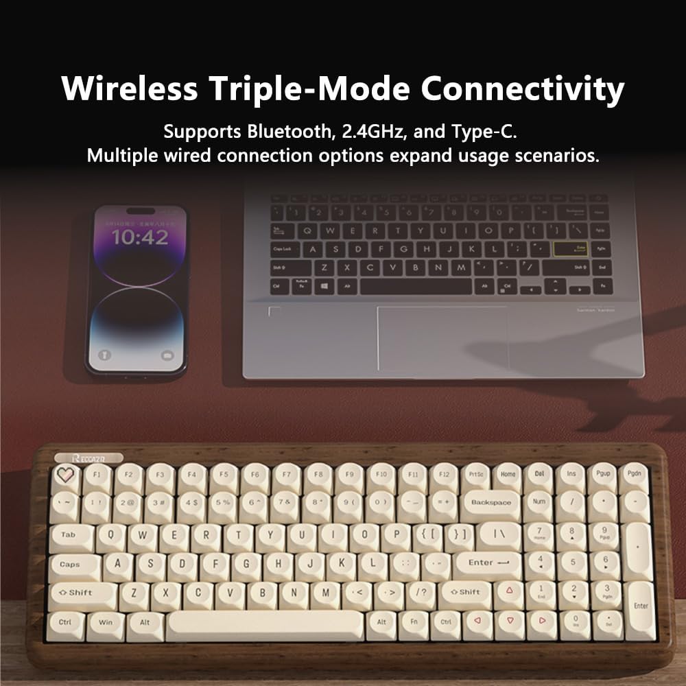 Amazon.co.jp: XEANIXIE ウォールナットウッドメカニカルキーボード