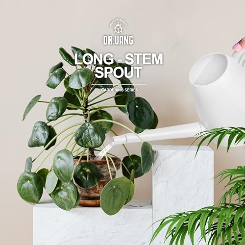 Miniatura 4 de Regadera, regadera de interior y exterior para plantas de interior, boquilla larga con cabezal rociador de ducha desmontable, lata de agua para