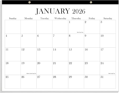 Miniatura 13 de Calendario de escritorio 2026-18 meses, de enero de 2026 a junio de 2027, calendario 2026-2027 con papel grueso para organización escolar en Beige