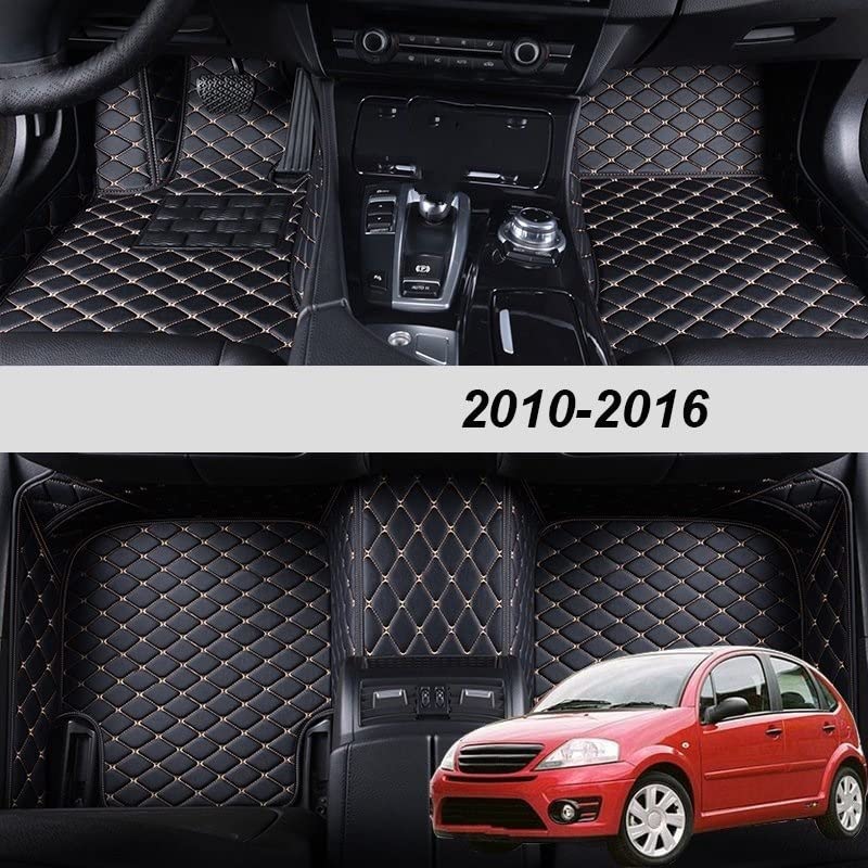 Tapis de sol voiture Citroen C3 2012 2014 tapis pieds auto antidérapant