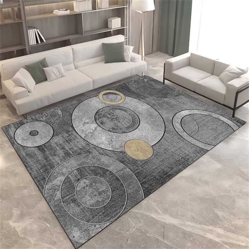 Tapis enfants gris 200x200cm pour chambre douce et salon accueillant