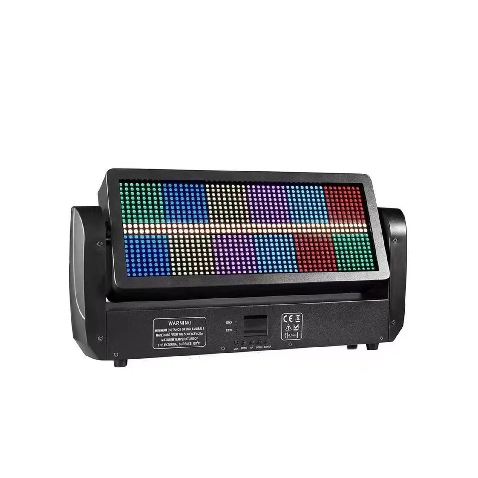 Światła Sceniczne, 400W RGB 3w1 światło stroboskopowe LED sterowane przez 8-segmentowe DJ Disco tło efekt dekoracyjny oświetlenie(400W moving strobe)