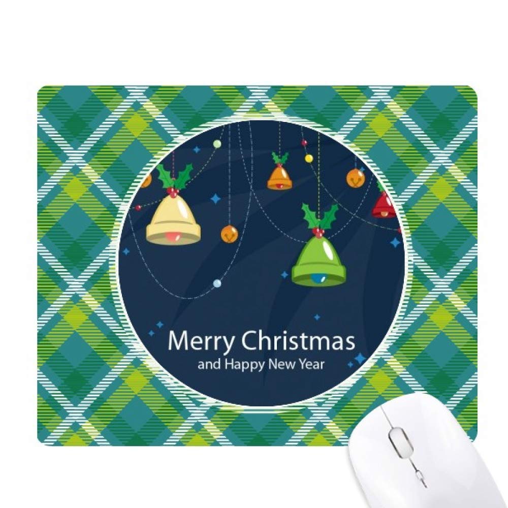 Tapis de souris pixel de Noël vert pour bureau de gaming festif - 6