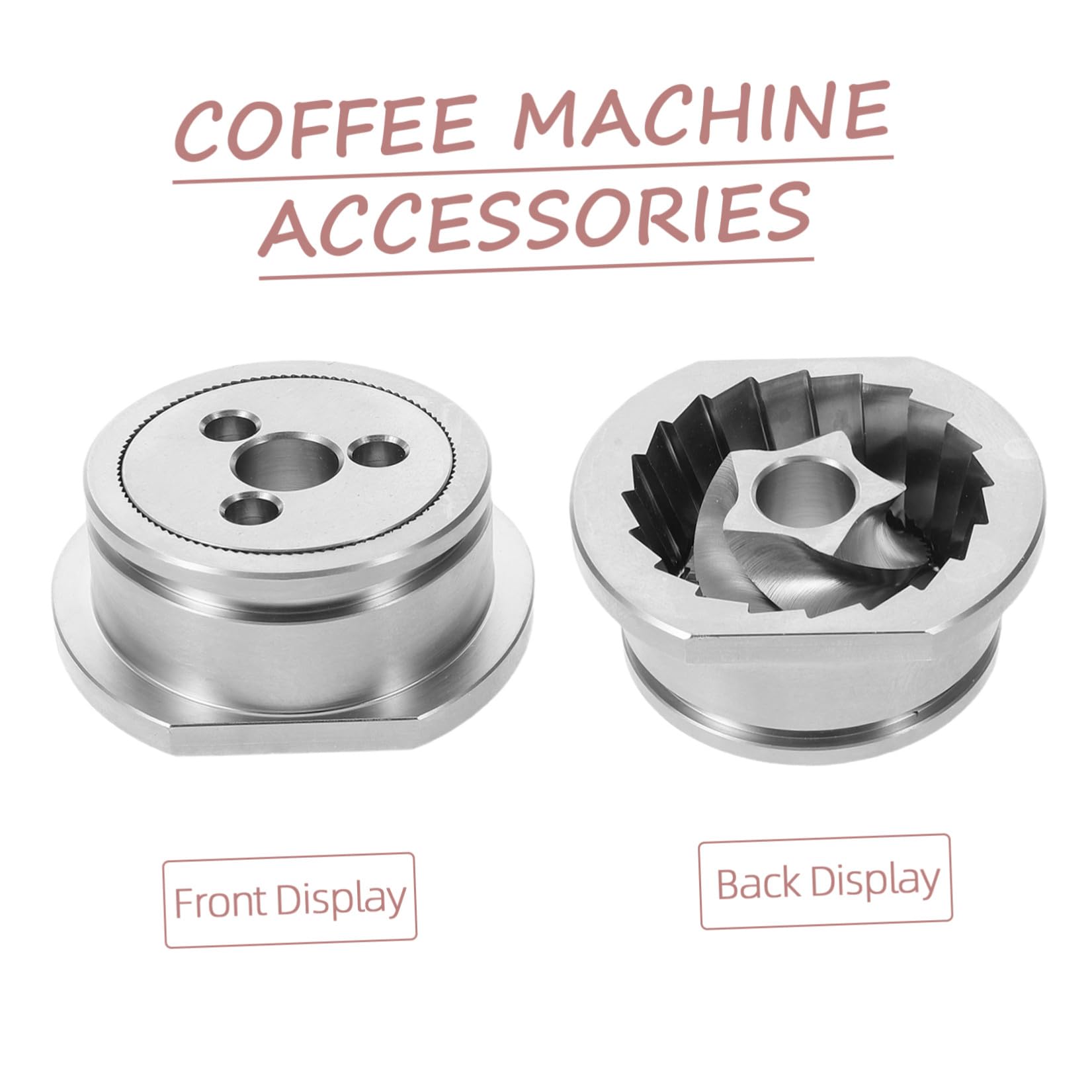 SHINEOFI Set di Macine Coniche in Acciaio Inox da 48 MM per Macchine da Caffè Espresso Jura Ricambi per Macinacaffè Automatici Accessori per Sostituzione Macina per Uso Domestico e