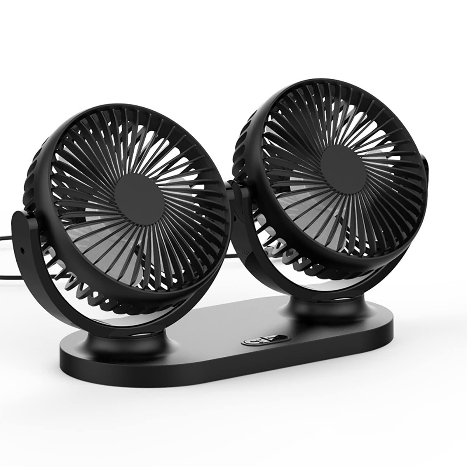 SWSMYZFF Car Fan for Ho-nda CRV EX Hybrid AWD 2019-2024, Portable Desktop Fan Rotatable USB Car Fan Small Cooling Fan Low Noise Fan,Black Black