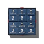 Caswell-Massey Natural Bar Soap for Men, Moisturizing Body Soap Bar for All Skin Types, Made with Essential Oils & Plant-Based Formula for Soft Skin, 4 Heritage Scents, 12 Bars x 5.8 oz Gift Set