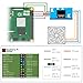 GeeekPi Mini Tower NAS Kit for Raspberry Pi 4, Pi 4 ICE Tower Cooler with PWM RGB Fan, M.2 SATA SSD Expansion Board, GPIO 1 to 2 Expansion Board, 18W QC3.0 Power Supply for Raspberry Pi 4 Model B