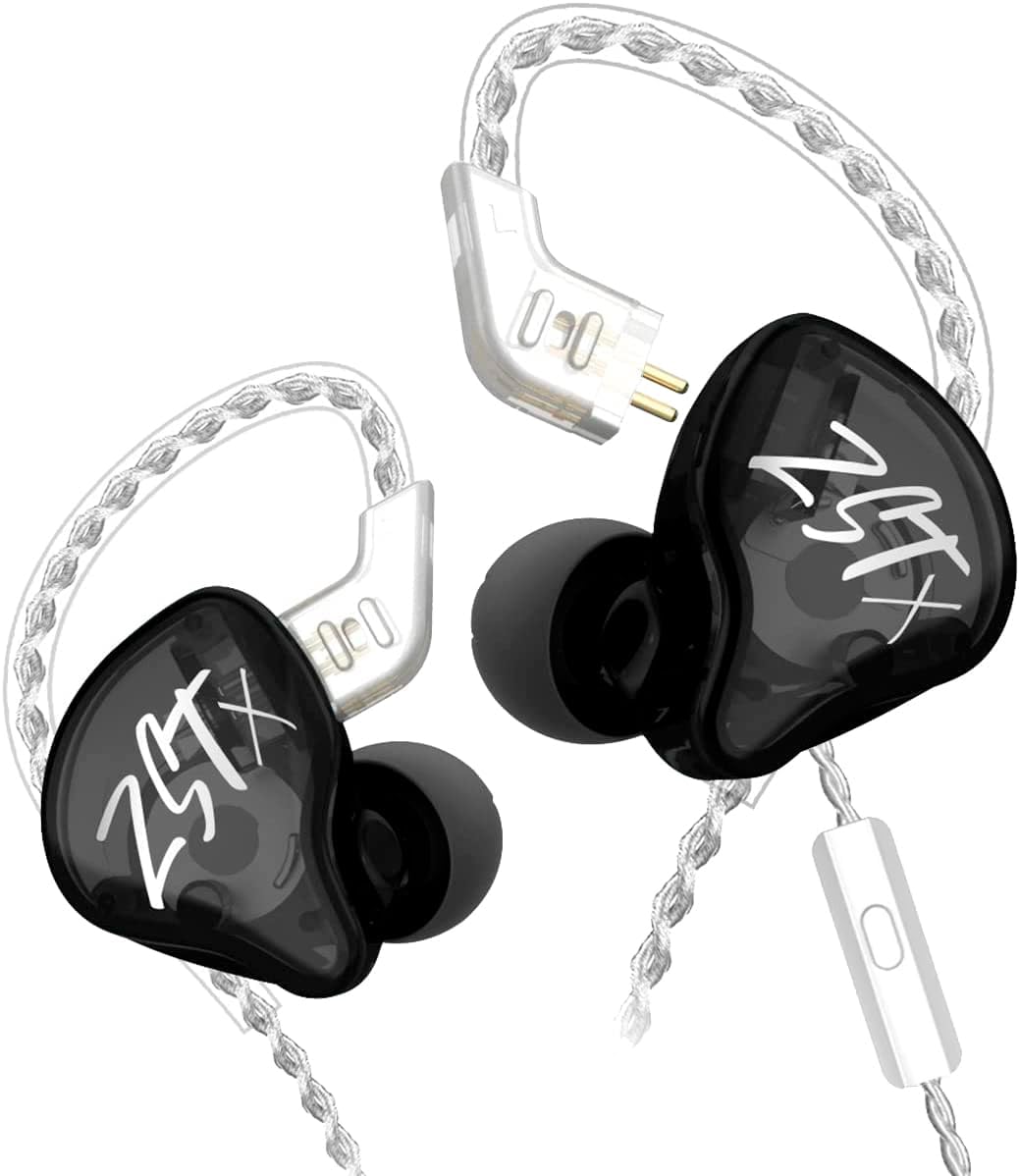 KZ ZST X Earbuds with Microphone Cyan