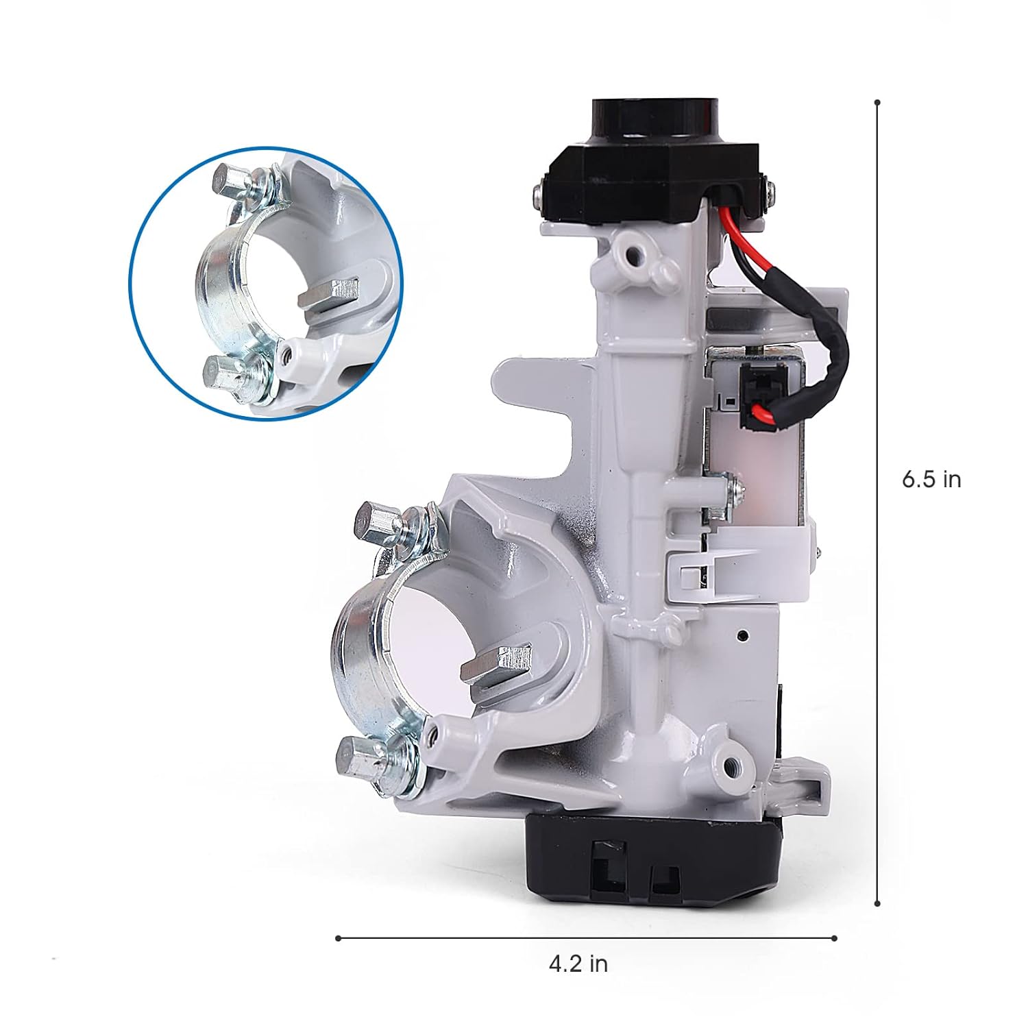 Ignition Switch Lock Cylinder, Door Lock with Immobilizer Keys, Complete Lock Set for Honda Accord 2006 2007