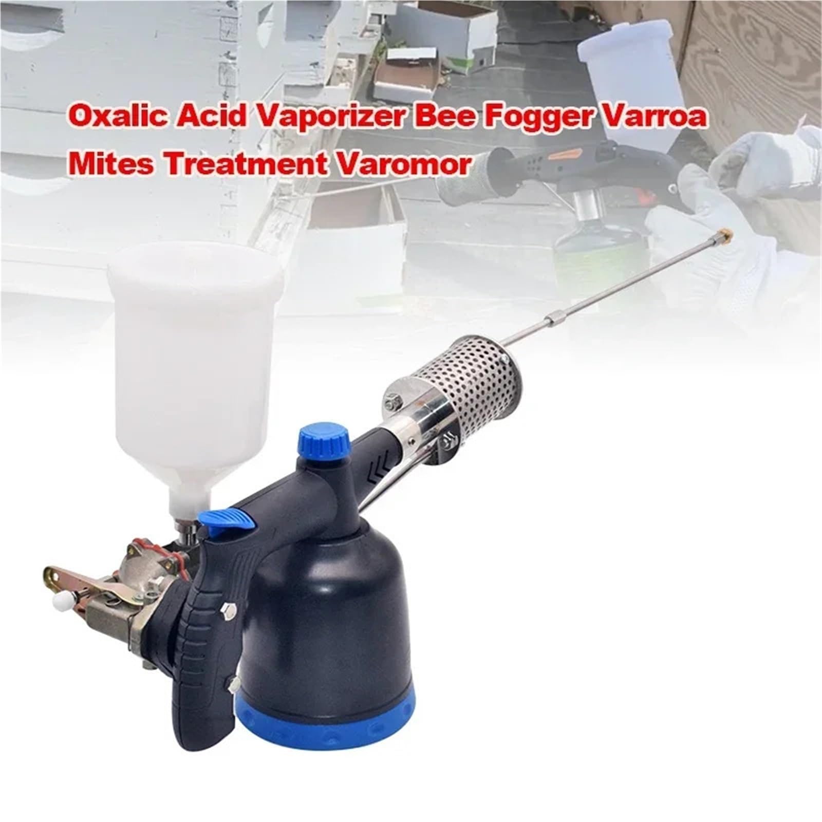 Oxalsäure Vaporizer für die Imkerei, Effektive Varroa-Milbenbekämpfung, 3-in-1-Design für einfache Bienengesundheitsbehandlung und Sublimator-Funktionalität