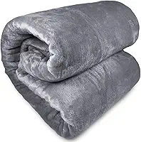 Cobertor Casal Corttex Lumini Super Soft Alta Gramatura 300g Manta Microfibra Poliéster Toque de Seda - Coberta Colcha (Cinza Grafite)